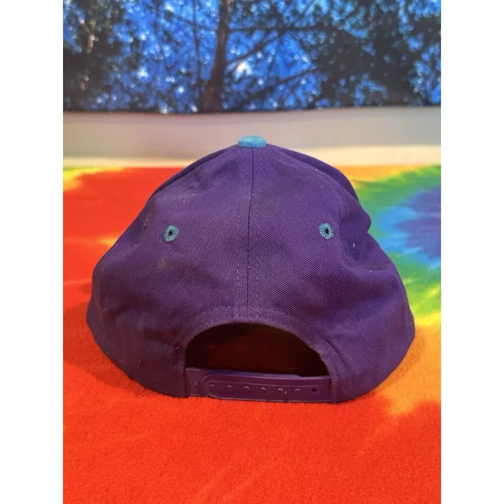 Vintage Adidas Charlotte Hornets SnapBack Hat Youth Size‎